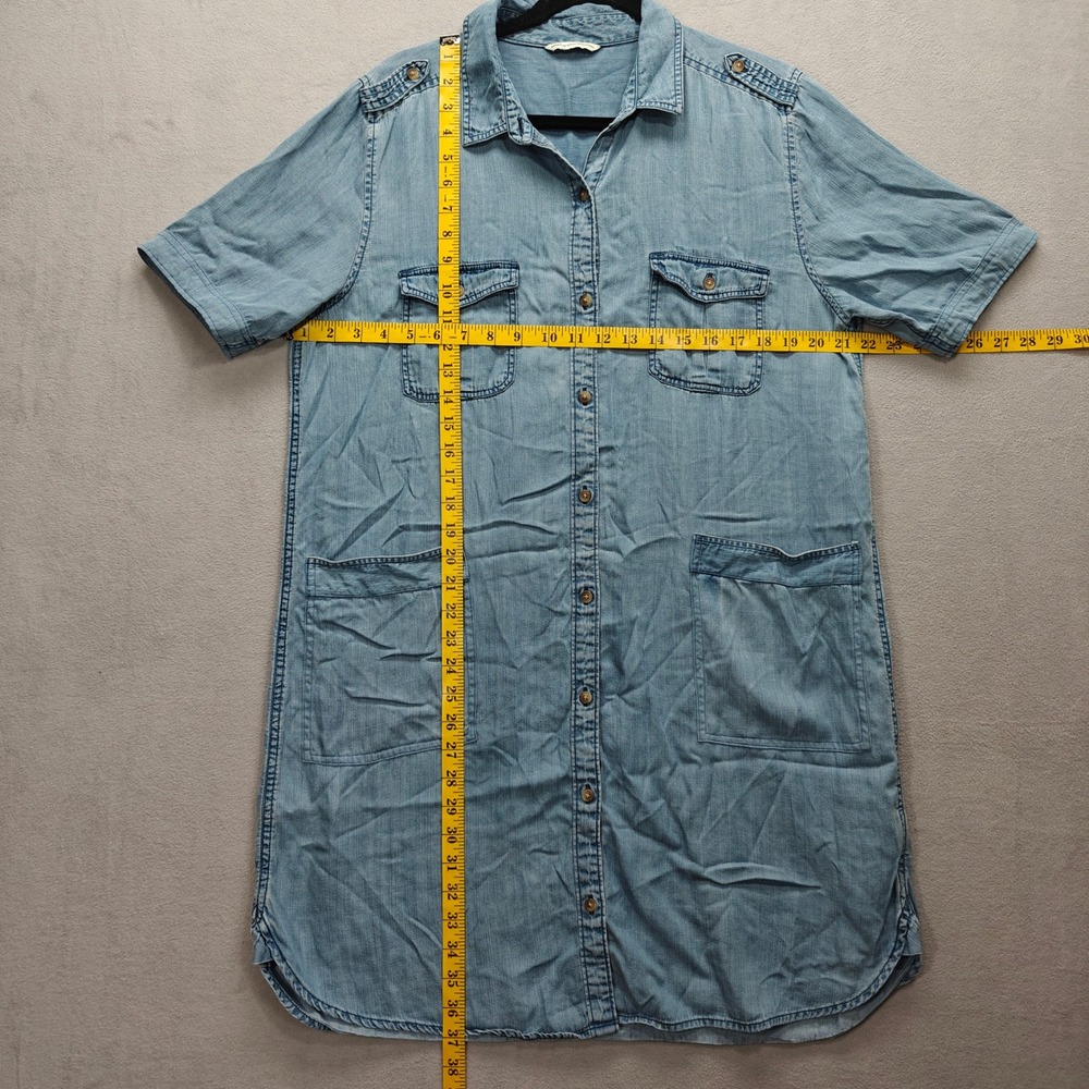 American Eagle Shirt Dress Womens XL Coastal Casual Country Western Minimalist - Picture 2 of 15